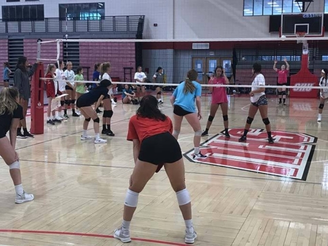 Sacred Heart University Volleyball Camp Scrimmage