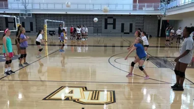 Adelphi University Passing Drill