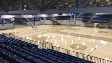 Hyvee Arena Courts Volleyball