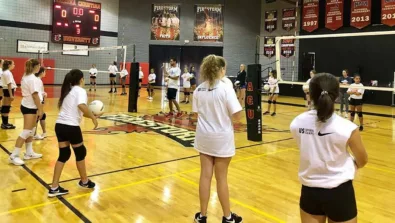 Arizona Christian Volleyball Court Instruction