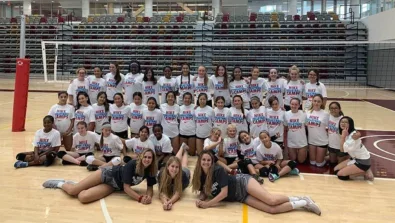 Claremont Mckenna Volleyball Camp Group Photo