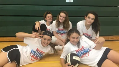 New Jersey Volleyball Campers Smiling