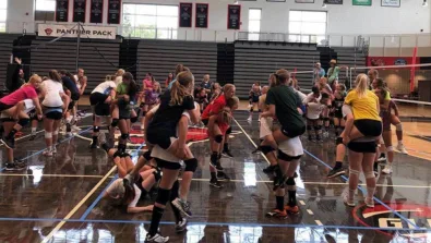 Davenport University Volleyball Camp Activities