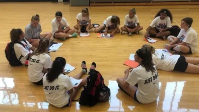 Gettysburg Volleyball Camp Group Session