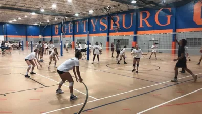Gettysburg Volleyball Camp Scrimmage