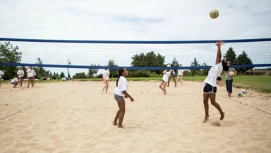 Nike Beach Volleyball Camps Setting