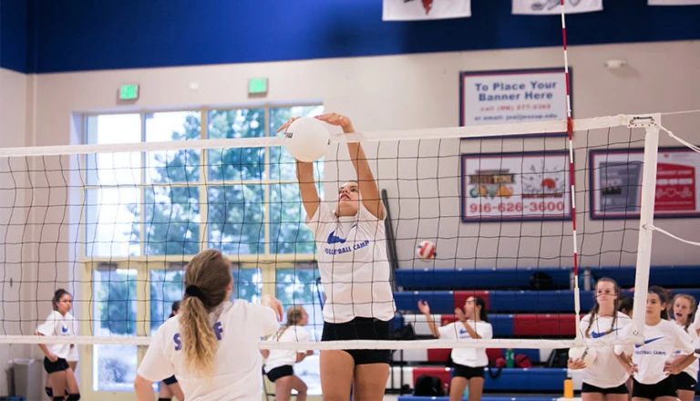 Jessup Volleyball Block