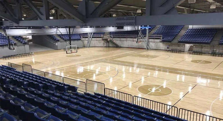 Hyvee Arena Courts Volleyball