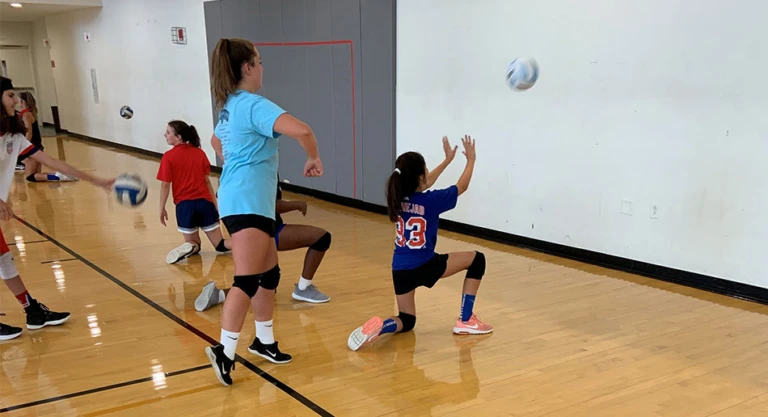 Volleyball Setting Drill Adelphi University