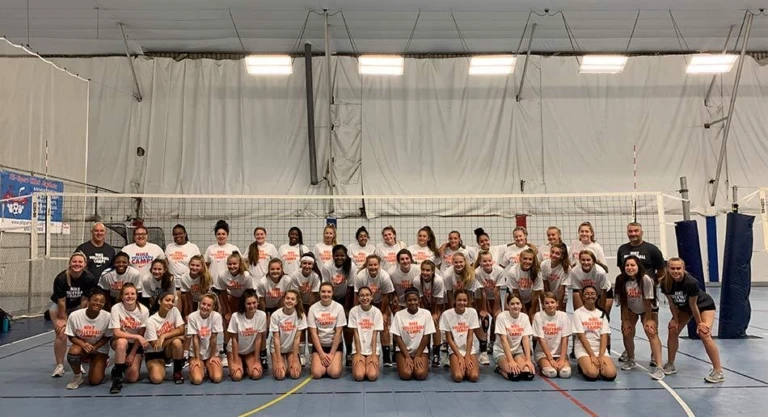 Bay Area Volleyball Campers Group Photo
