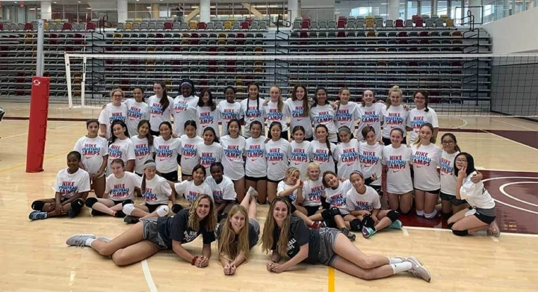 Claremont Mckenna Volleyball Camp Group Photo