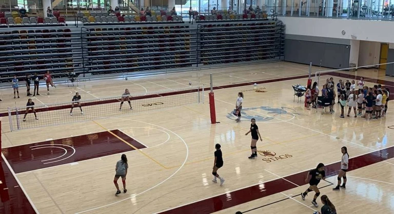 Claremont Mckenna Volleyball Courts Group Training