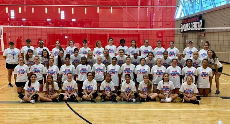 Round Rock Volleyball Camp Group Photo