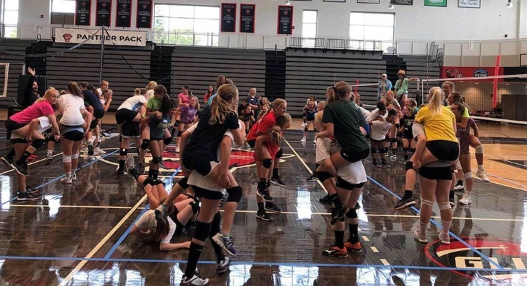 Davenport University Volleyball Camp Activities