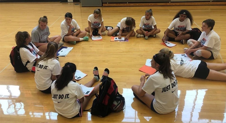 Gettysburg Volleyball Camp Group Session