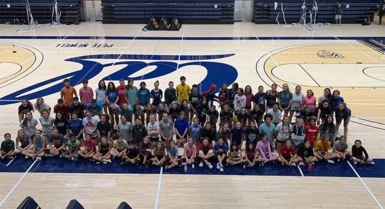 Cal Volleyball Camp Group Photo