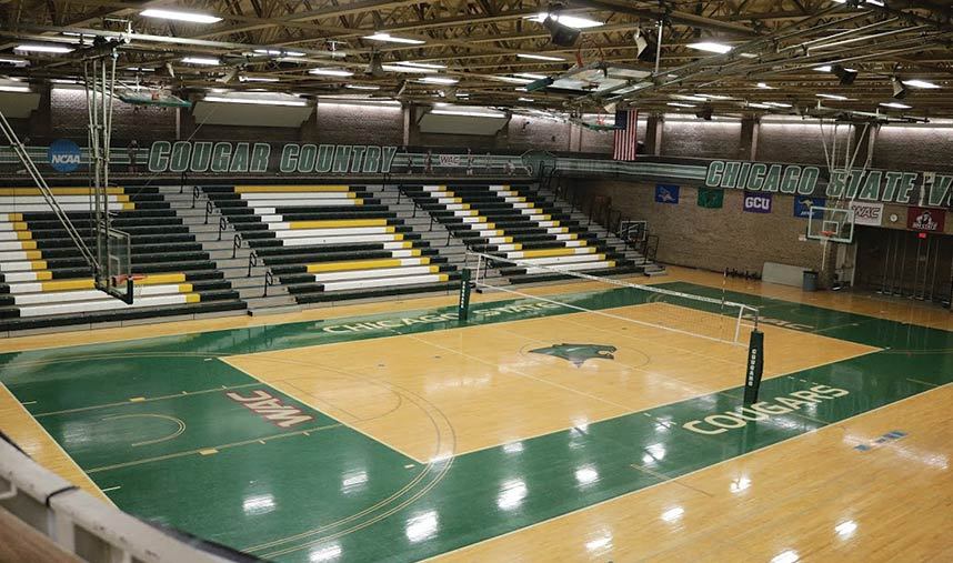 Chicago State Volleyball Court Gym