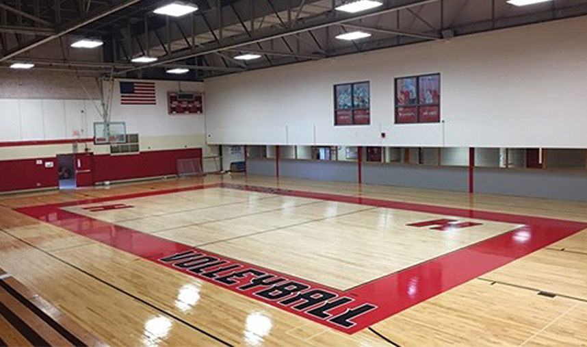 Hartford volleyball gym