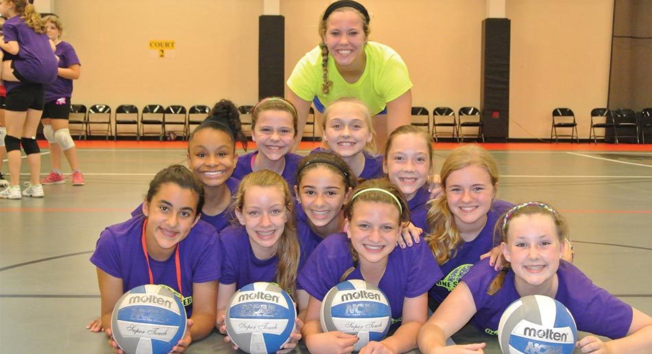 Lake forest college volleyball campers