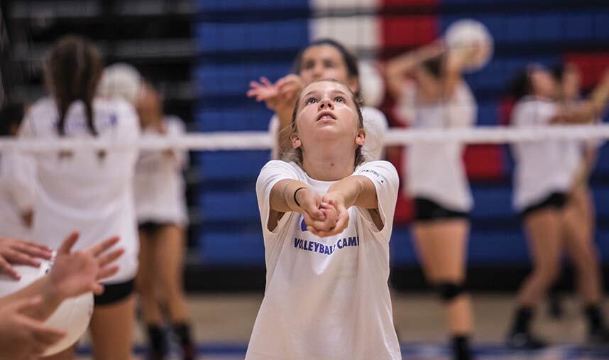 Beginner Volleyball Player