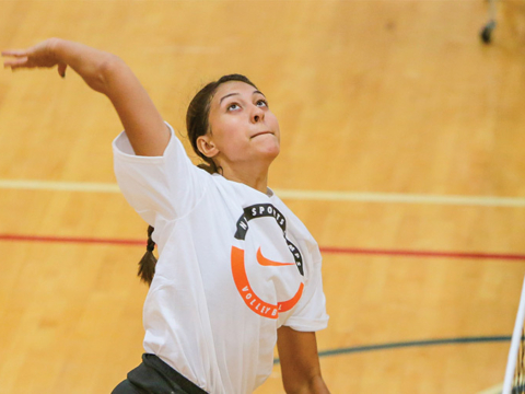 Volleyball improve hitting