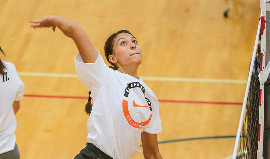 Volleyball improve hitting