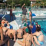 Small Group Instruction At Water Polo Camp