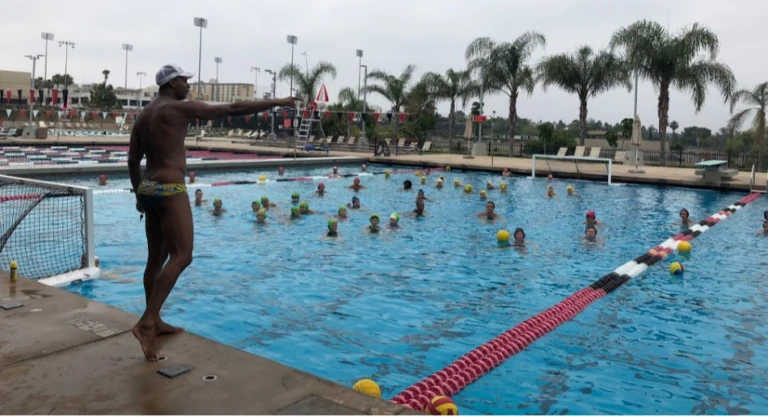 San Diego State Nike Water Polo Camp Instruction Genai Kerr
