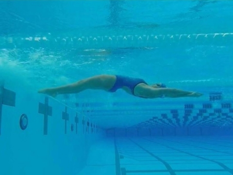 Peak Performance Swim Camp Backstroke Streamline