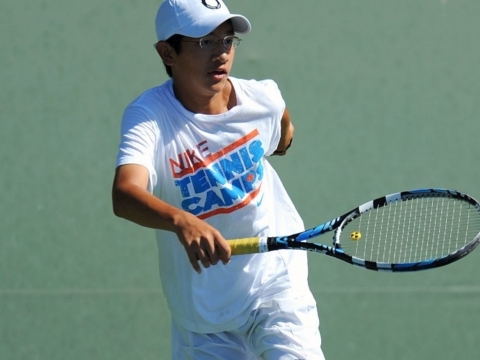 Tennis Camp 2010 Boy Action14