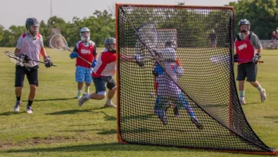 The Goalie School Boys Save Two