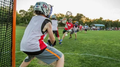 The Goalie School Boys Save