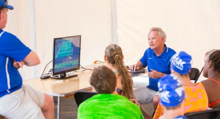 Peak Performance Swim Camp Coach Baker Video