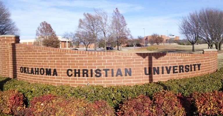 Oklahoma Christian campus sign