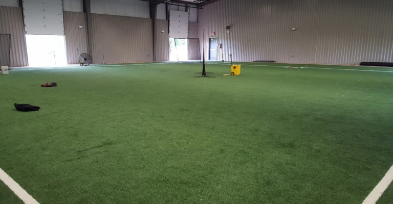 Indoor turf field at Oklahoma Christian University