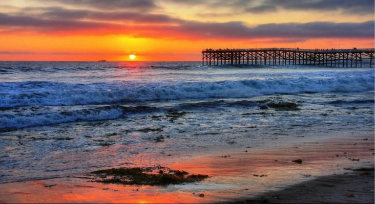 San Diego Beaches At Sunset 950X516